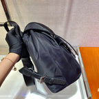 PRADA SMALL BACKPACK 28 IN BLACK PARACHUTE FABRIC