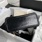 CHANEL GRABRIELLE SMALL 24 BACKPACK IN WHITE MIX BLACK CALFSKIN