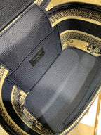 DIOR SMALL 25 VANITY CASE IN BLACK MONOGRAM OBLIQUE JACQUARD