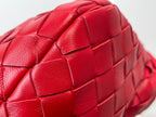 BOTTEGA VENETA MINI JODIE 27 IN RED LAMBSKIN
