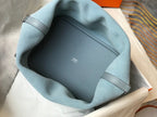 HERMES picotin lock 22 stone blue togo shw