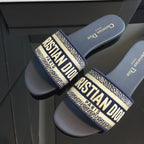 DIOR CD Mule Dway Slide 10mm Multi-motifs Style 51