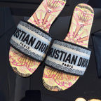 DIOR CD Mule Dway Slide 10mm Multi-motifs Style 50