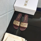 DIOR CD Mule Dway Slide 10mm Multi-motifs Style 49