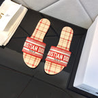 DIOR CD Mule Dway Slide 10mm Multi-motifs Style 48
