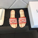 DIOR CD Mule Dway Slide 10mm Multi-motifs Style 48