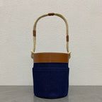 CELINE BUCKET CORDE 23 DENIM FABRIC NAVY BLUE