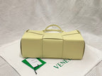 BOTTEGA VENETA SMALL ARCO TOTE 30 IN LIGHT YELLOW LAMBSKIN