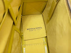 BOTTEGA VENETA SMALL CASSETTE 23 IN CANARY YELLOW CALFSKIN