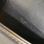 CELINE MINI 18 PADLOCK BLACK CALFSKIN BAG