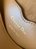 DIOR BOBBY EAST-WEST 22 BAG IN CHOCOLATE BROWN CALFSKIN