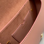 DIOR MINI BOBBY EAST-WEST 20 BAG IN ROSE PINK CALFSKIN
