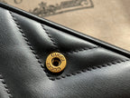 GUCCI MARMONT MINI 16 BAG IN BLACK CALFSKIN