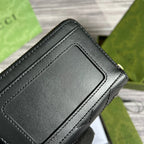 GUCCI MARMONT MINI 11 WALLET BLACK CALFSKIN