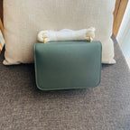 CELINE TRIOMPHE BOX 18 CALFSKIN SEA GREEN
