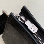 LOUIS VUITTON ANPHA WEARABLE WALLET 18 IN BLACK MONOGRAM ECLIPSE REVERSE CALFSKIN