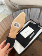 CHANEL SLINGBACKS WINE RED CALFSKIN