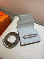 HERMES RoulisSlim Wallet 12.7 White Calfskin Shw