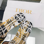 DIOR CD Mule Dway Slide 10mm Multi-motifs Style 32