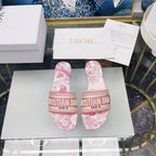 DIOR CD Mule Dway Slide 10mm Multi-motifs Style 28