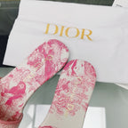 DIOR CD Mule Dway Slide 10mm Multi-motifs Style 28