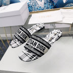DIOR CD Mule Dway Slide 10mm Multi-motifs Style 31