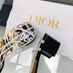 DIOR CD Mule Dway Heeled Slide 45mm Style 45