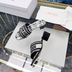 DIOR CD Mule Dway Heeled Slide 45mm Style 44