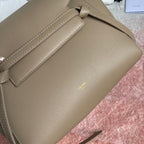 CELINE FISH BAG 24 BEIGE CREAM LEATHER