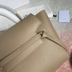 CELINE FISH BAG 24 BEIGE CREAM LEATHER
