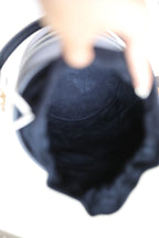 DIOR VIBE 18 BUCKET BAG IN BLACK CALFSKIN