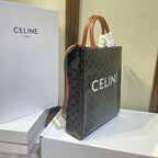 CELINE TRIOMPHE  32 BLUE IN PATTERN CALFSKIN