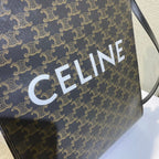 CELINE TRIOMPHE  32 BLACK IN PATTERN CALFSKIN