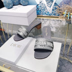 DIOR CD Mule Dway Heeled Slide 45mm Style 21