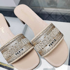 DIOR CD Mule Dway Heeled Slide 45mm Style 15