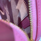 CELINE OVAL PURSE BAG 20 IN ROUGE PINK CALFSKIN