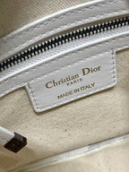 DIOR VIBE HOBO 22 BAG IN WHITE CALFSKIN