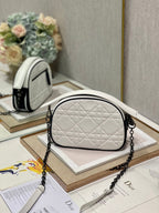 DIOR VIBE HOBO 22 BAG IN WHITE CALFSKIN