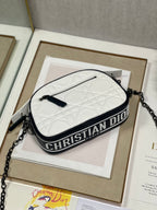DIOR VIBE HOBO 22 BAG IN WHITE CALFSKIN