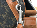 CELINE CYLINDRICAL 22  BAG BLACK PATTERN COWHIDE