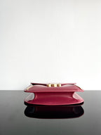 CELINE BESACE TRIPHOME 24 RUBY RED GLOSSY CALFSKIN