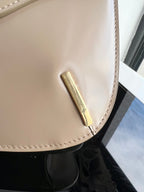 CELINE BESACE TRIPHOME 24 BEIGE CREAM GLOSSY CALFSKIN