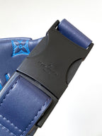 LOUIS VUITTON LV 25S DISCOVERY BUMBAG 44 IN DARK BLUE EMBOSSED MONOGRAM ECLIPSE CALFSKIN
