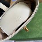 GUCCI JACKIE MINI 19 SHOULDER BAG IN WHITE CALFSKIN