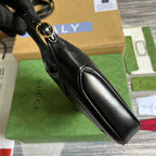 GUCCI JACKIE MINI 19 SHOULDER BAG IN BLACK CALFSKIN