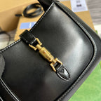 GUCCI JACKIE MINI 19 SHOULDER BAG IN BLACK CALFSKIN