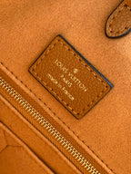LOUIS VUITTON ONTHEGO MM 35CM ORANGE WHITE