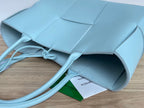 BOTTEGA VENETA ARCO TOTE 36 IN SKY BLUE CALFSKIN