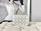 DIOR LIMITED BAG 21 IN WHITE LAMBSKIN