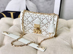 DIOR LIMITED BAG 21 IN WHITE LAMBSKIN